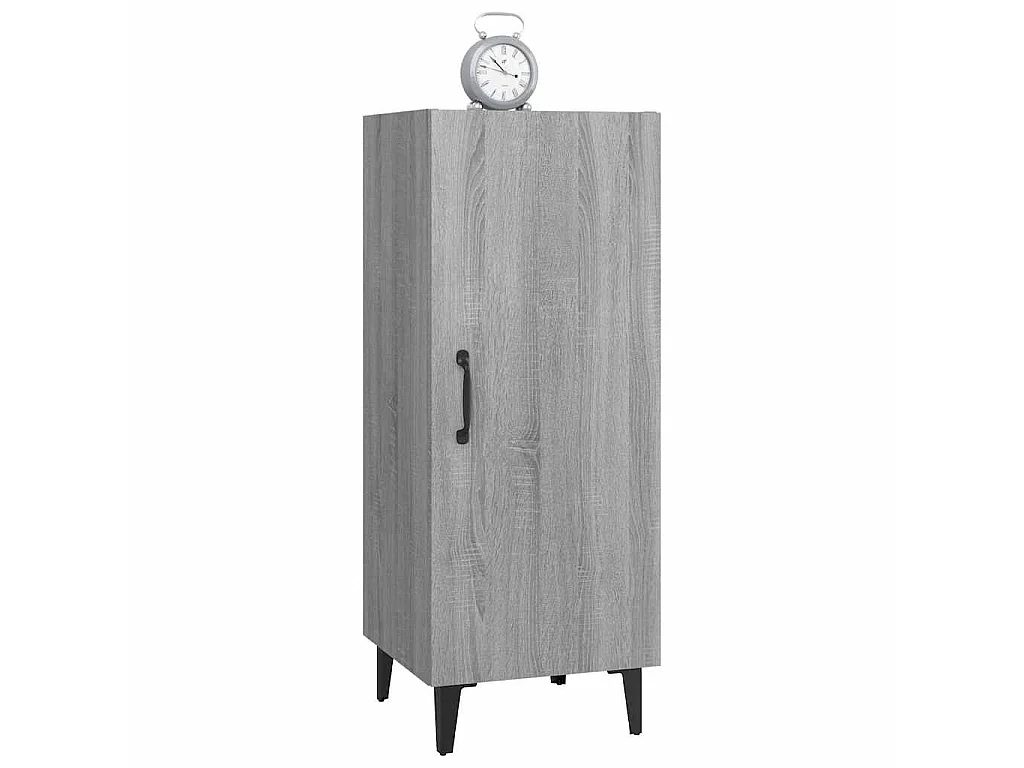 Credenza Grigio Sonoma 34,5x34x90 cm in Legno Multistrato