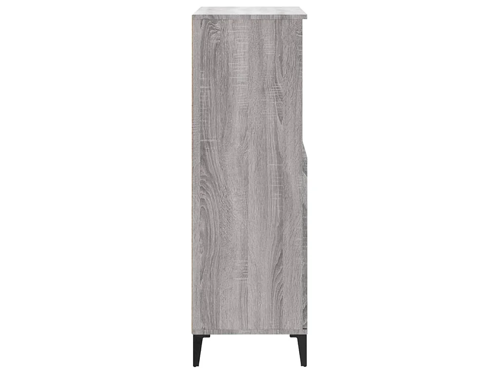 Buffet haut Sonoma gris 60x36x110 cm Bois d'ingénierie