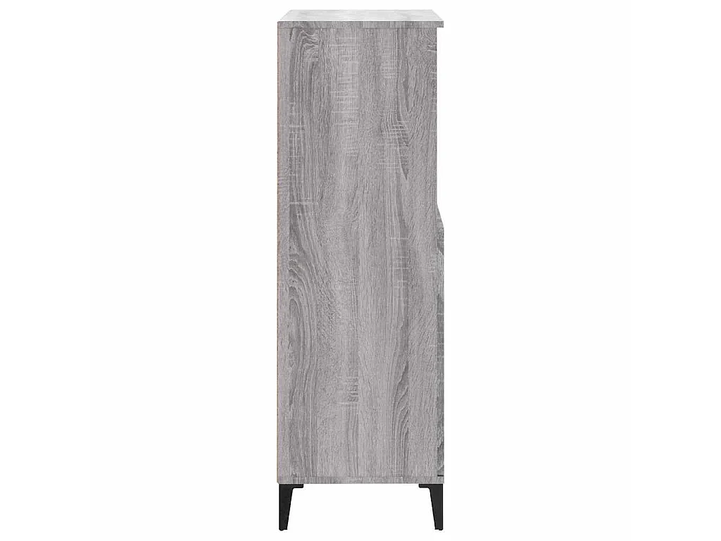 Buffet haut Sonoma gris 60x36x110 cm Bois d'ingénierie