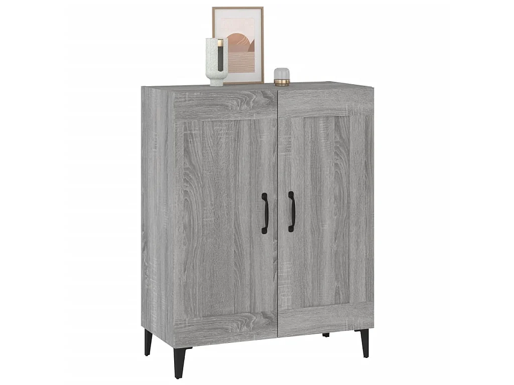 Buffet sonoma gris 69,5x34x90 cm bois d'ingénierie