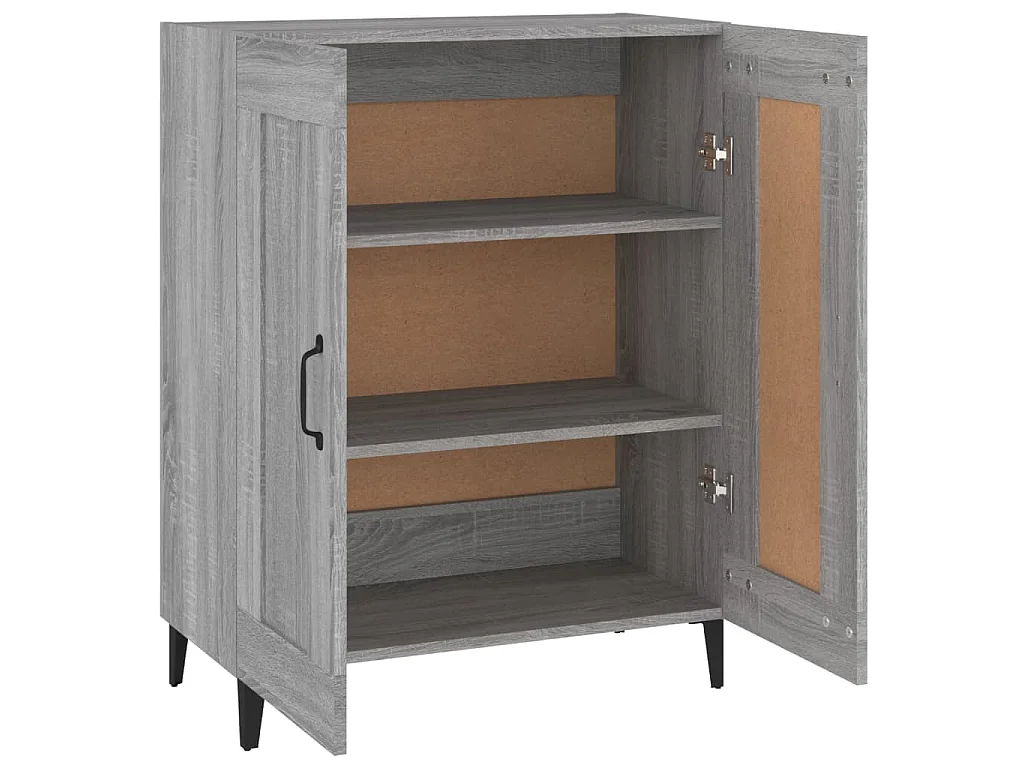 Buffet sonoma gris 69,5x34x90 cm bois d'ingénierie