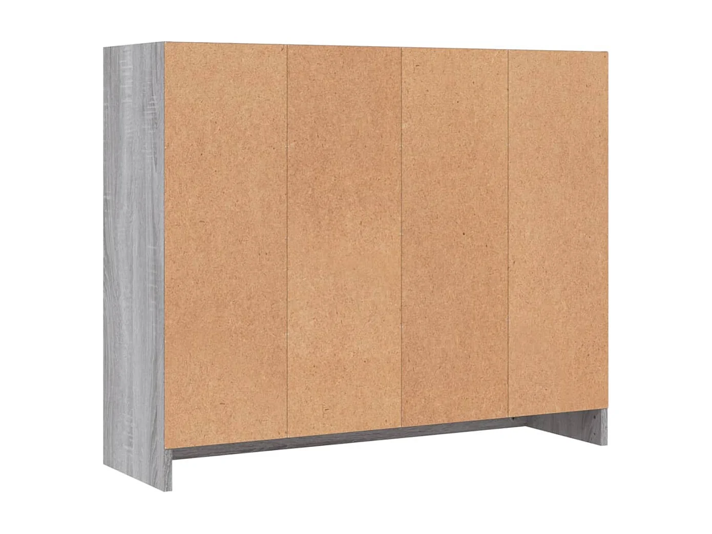 Buffet sonoma gris 91x28x75 cm bois d'ingénierie