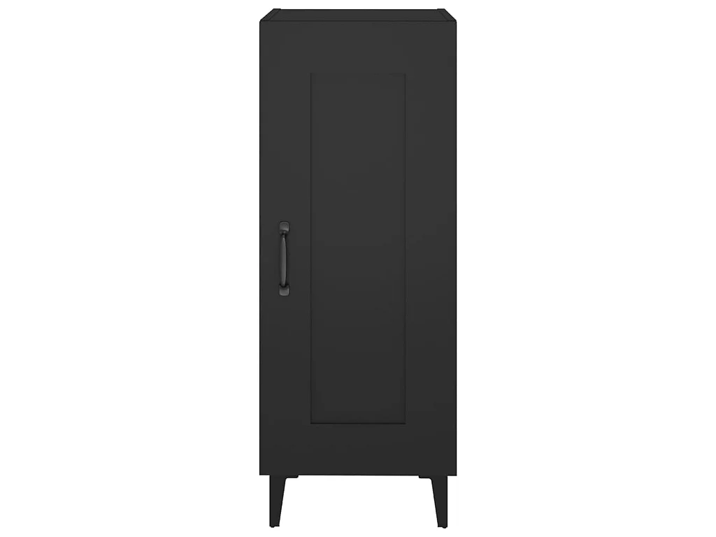 Dressoir 34,5x34x90 cm bewerkt hout zwart