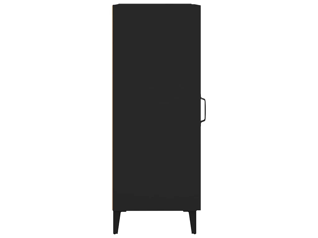 Dressoir 34,5x34x90 cm bewerkt hout zwart