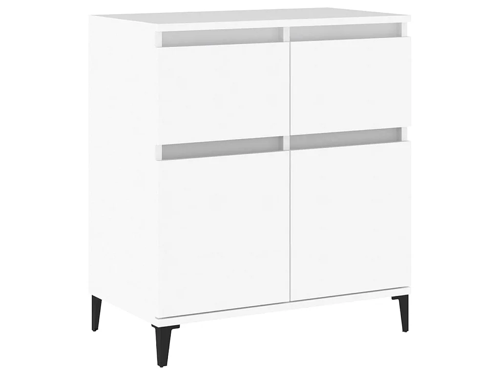 Buffet Blanc 60x35x70 cm Bois d'ingénierie