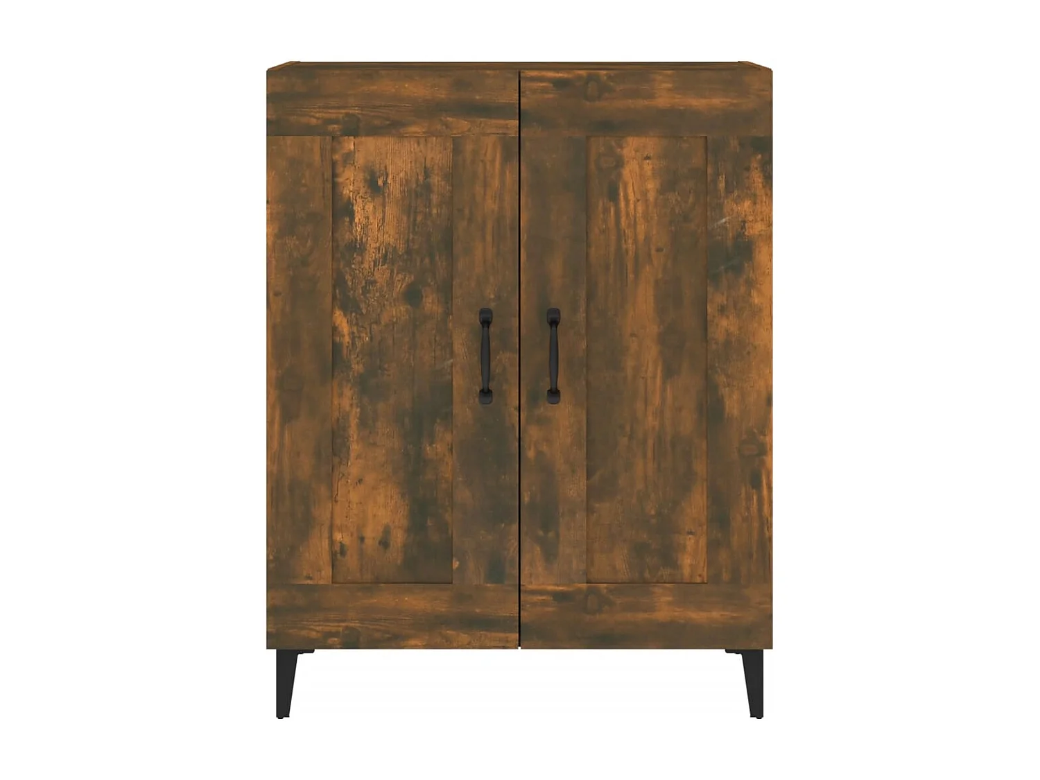 Dressoir 69,5x34x90 cm bewerkt hout gerookt eikenkleurig