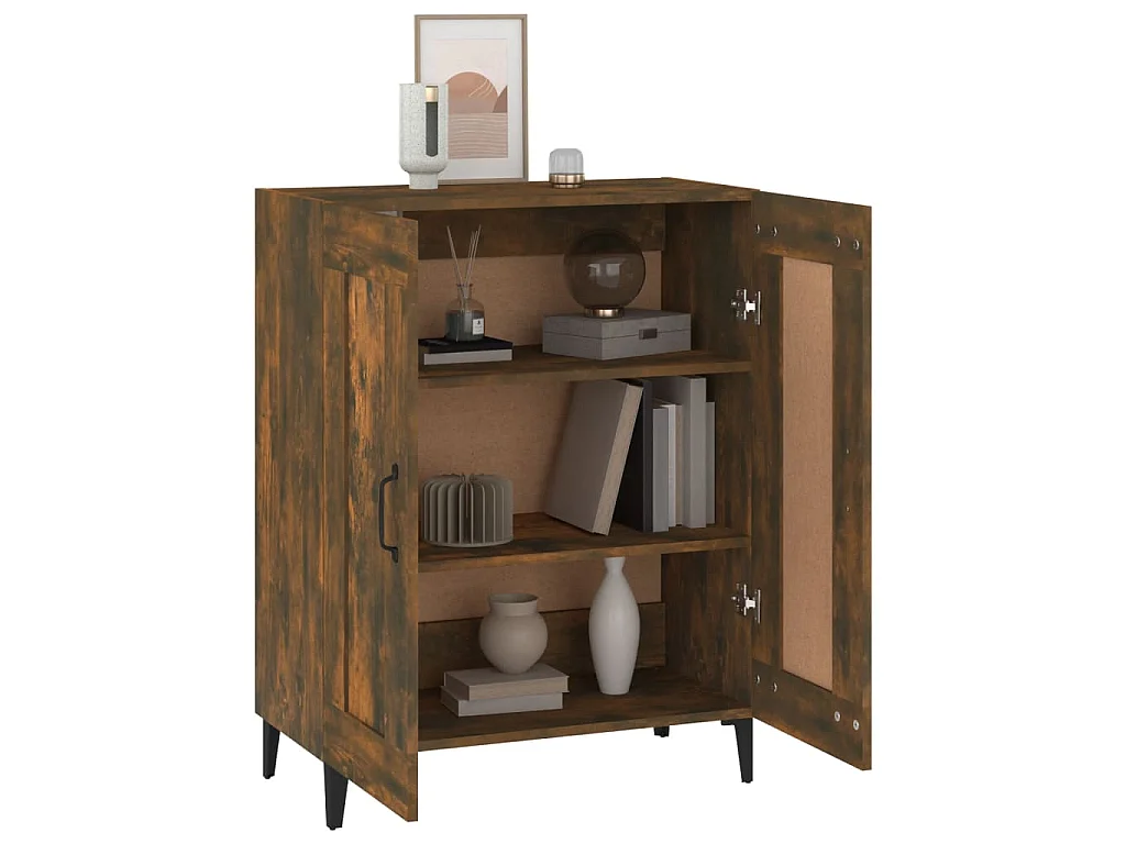 Sideboard Räuchereiche 69,5x34x90 cm Holzwerkstoff