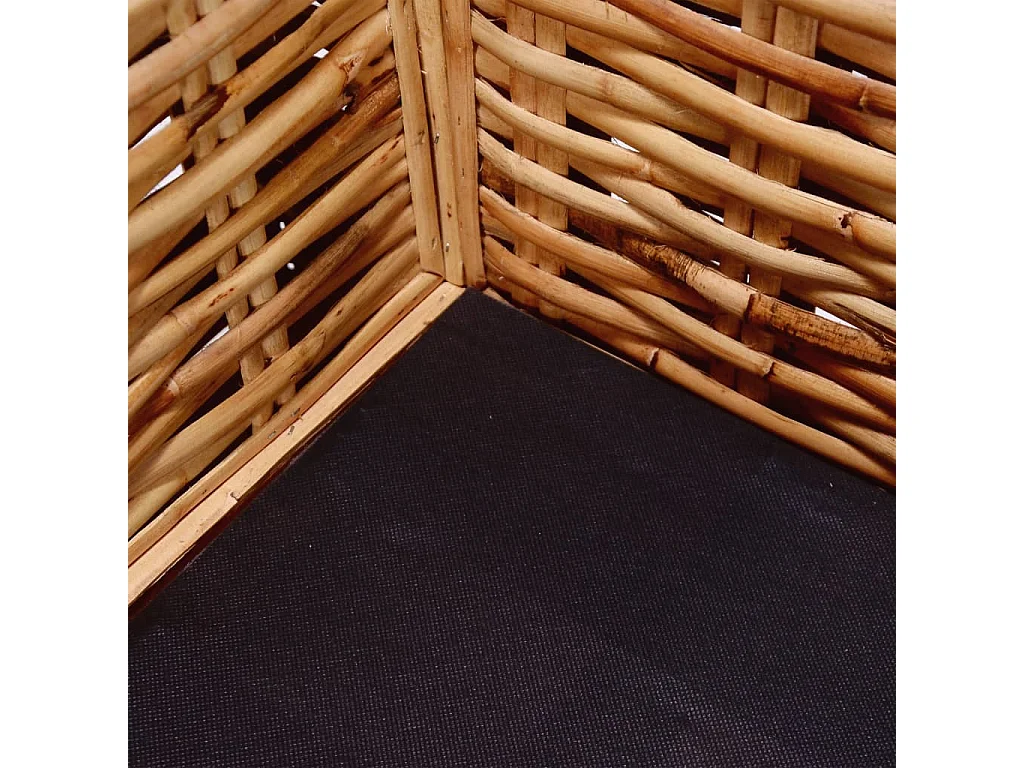 Ensemble de canapés 15 pcs Rotin naturel