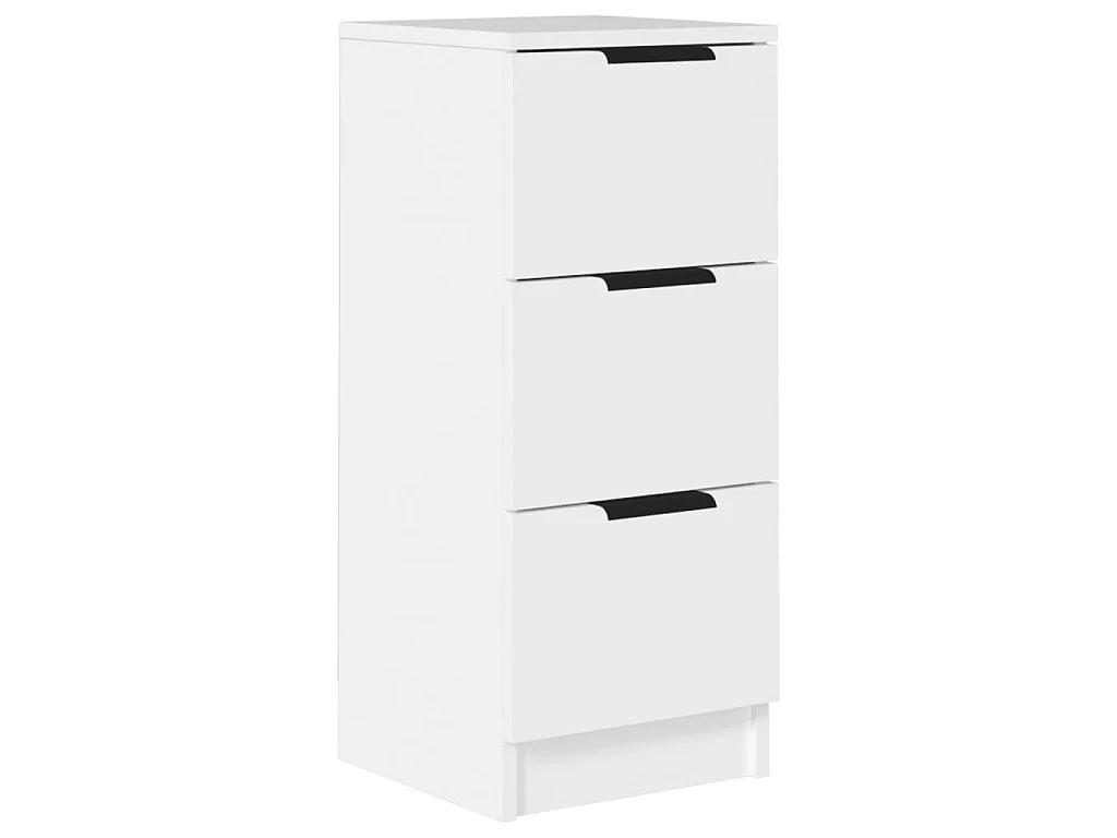 Buffet Blanc 30x30x70 cm Bois d'ingénierie