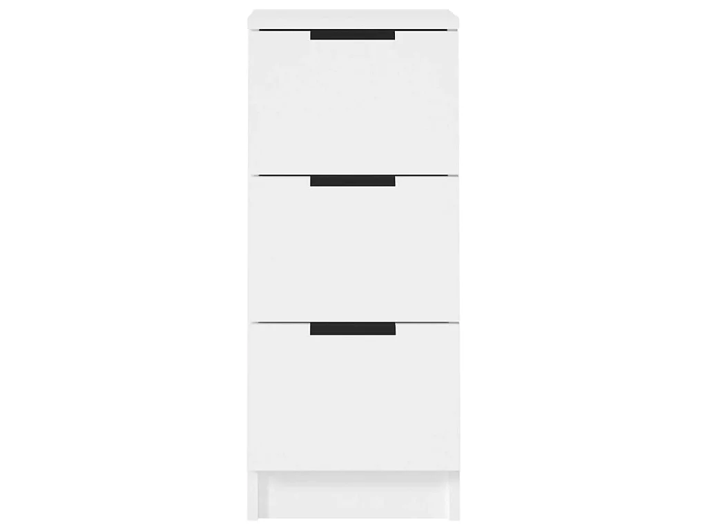Buffet Blanc 30x30x70 cm Bois d'ingénierie