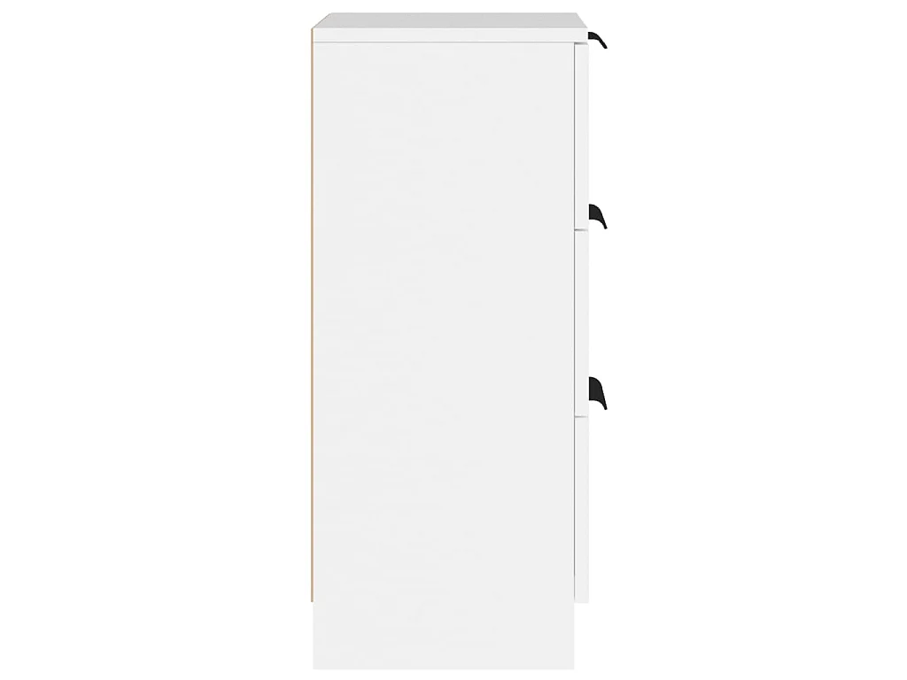 Buffet Blanc 30x30x70 cm Bois d'ingénierie