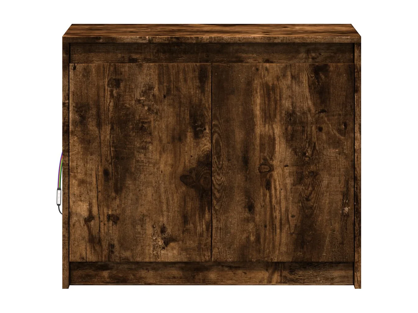 LED-Sideboard Räuchereiche 72x34x61 cm Holzwerkstoff