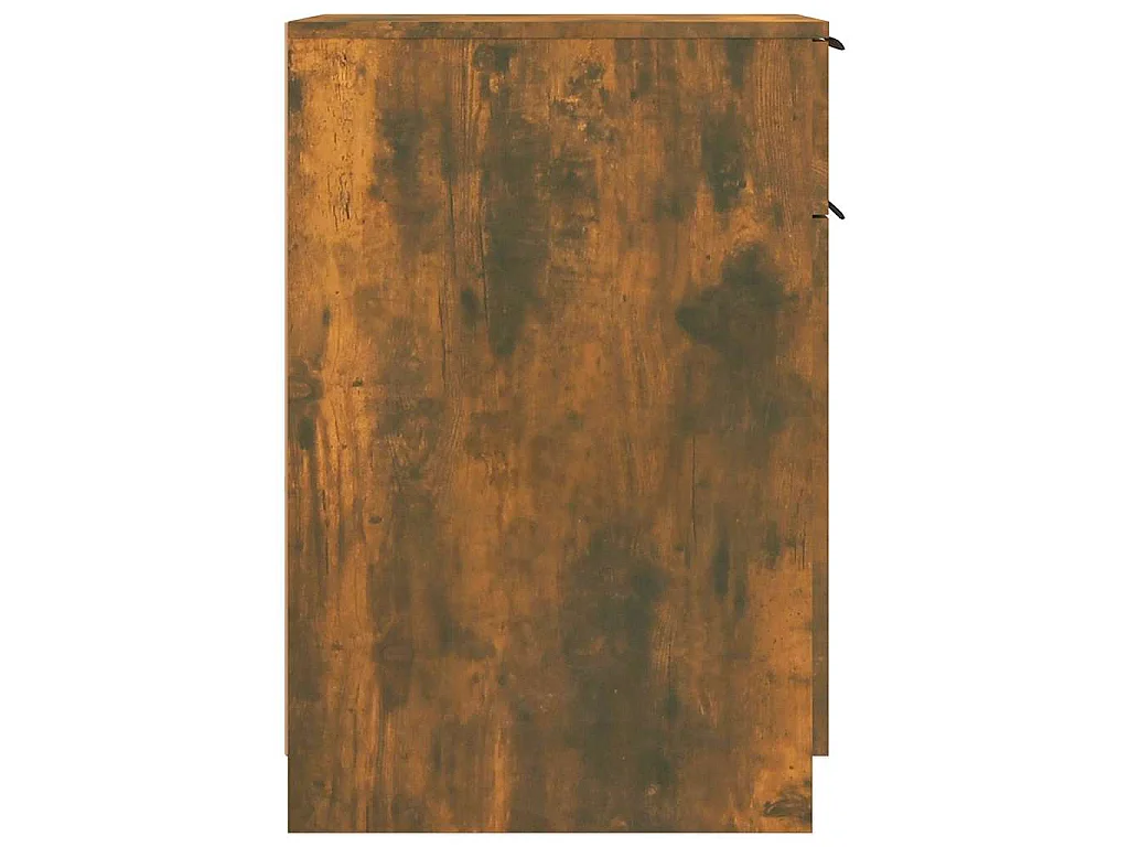 Armoire de bureau Chêne fumé 33,5x50x75 cm Bois d'ingénierie
