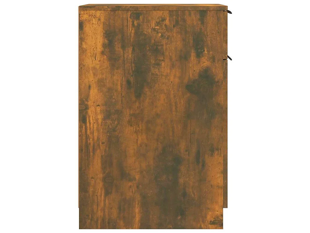 Armoire de bureau Chêne fumé 33,5x50x75 cm Bois d'ingénierie
