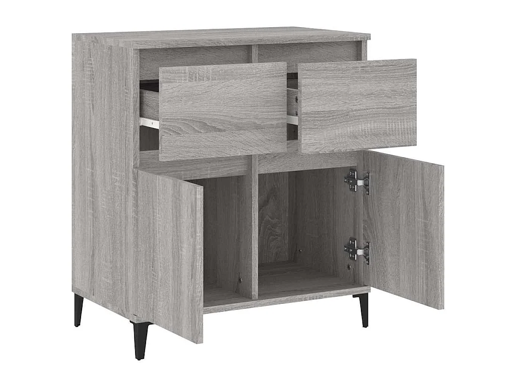 Buffet Sonoma gris 60x35x70 cm Bois d'ingénierie