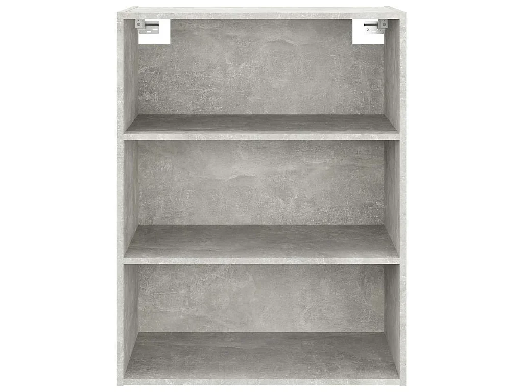 Armoire murale suspendue Gris béton 69,5x32,5x90 cm
