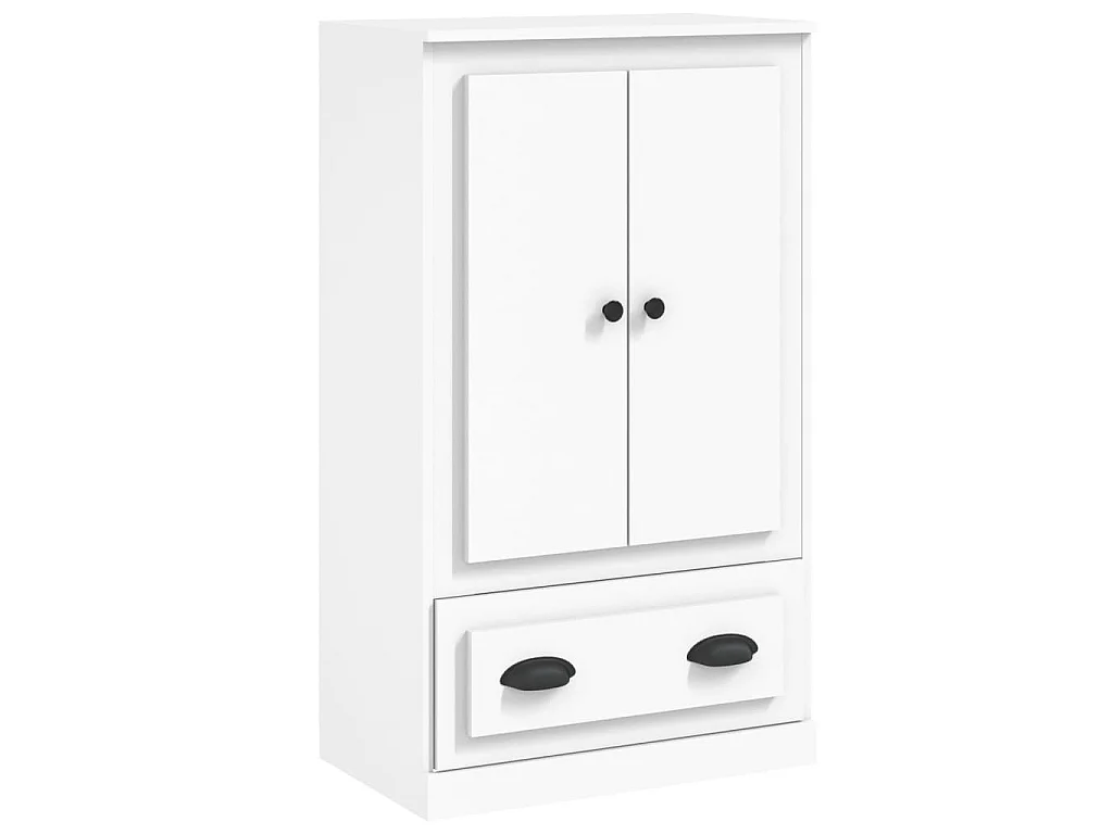 Highboard Weiß 60x35,5x103,5 cm Holzwerkstoff