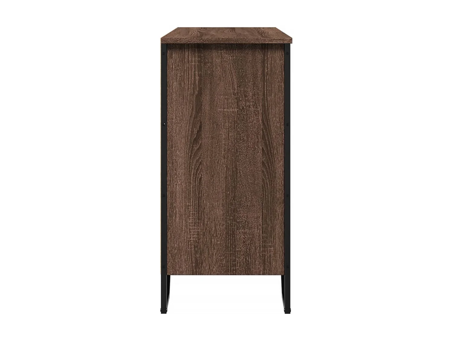Buffet chêne marron 91x35,5x74,5 cm bois d'ingénierie