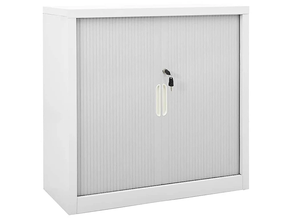 Schiebetürenschrank Grau 90x40x90 cm Stahl