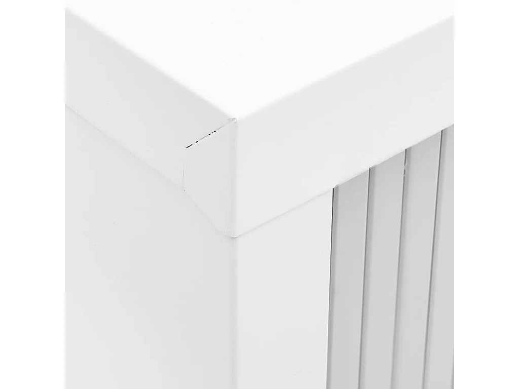 Schiebetürenschrank Grau 90x40x90 cm Stahl