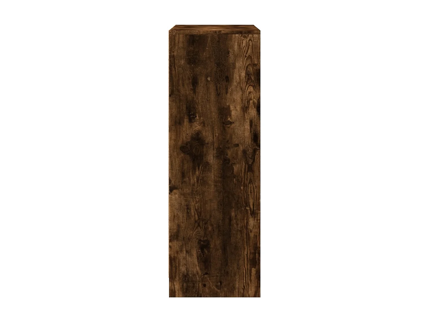 Buffet avec LED chêne fumé 77x34x100 cm bois d'ingénierie