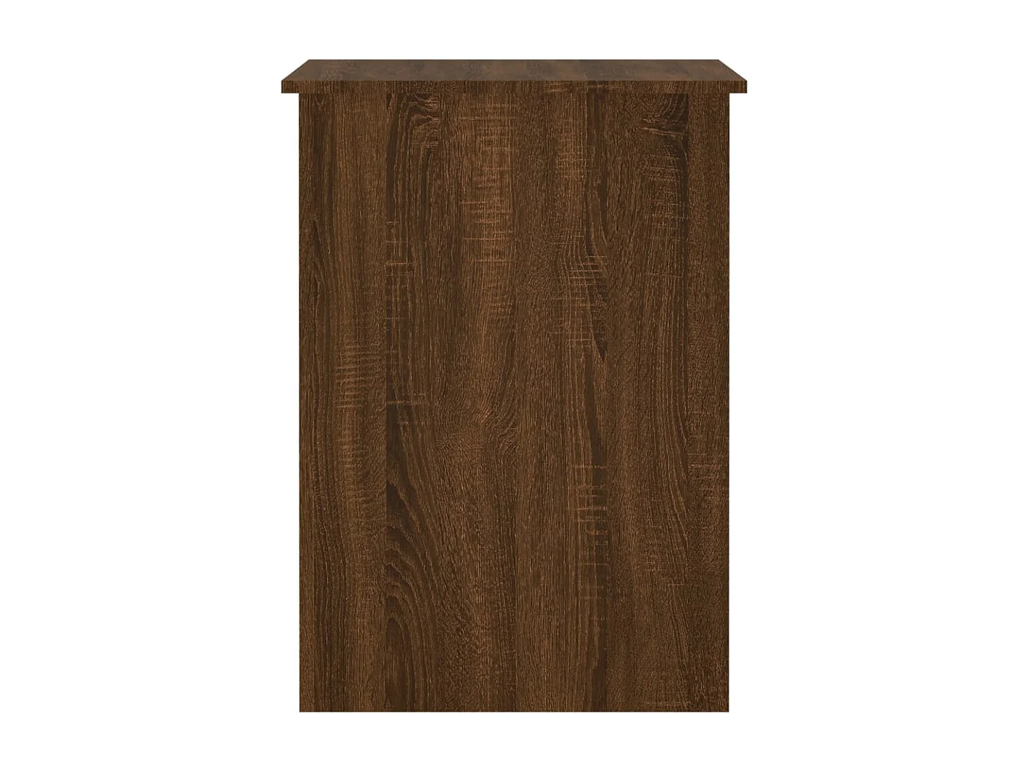 Bureau chêne marron 100x55x75 cm bois d'ingénierie