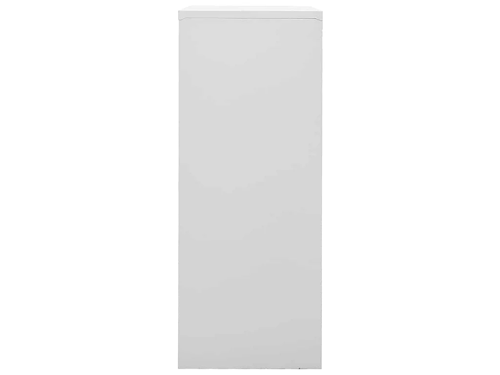 Büroschrank Hellgrau 90x40x102 cm Stahl