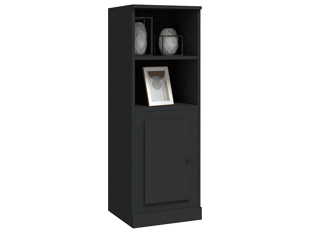 Highboard Schwarz 36x35,5x103,5 cm Holzwerkstoff