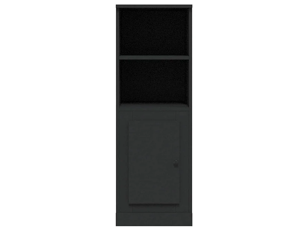 Highboard Schwarz 36x35,5x103,5 cm Holzwerkstoff