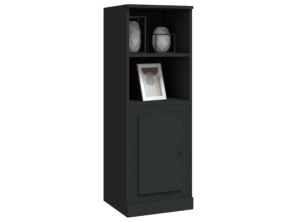 Highboard Schwarz 36x35,5x103,5 cm Holzwerkstoff