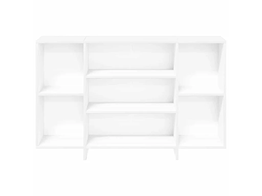 Buffet blanc 120x30x75 cm bois d'ingénierie