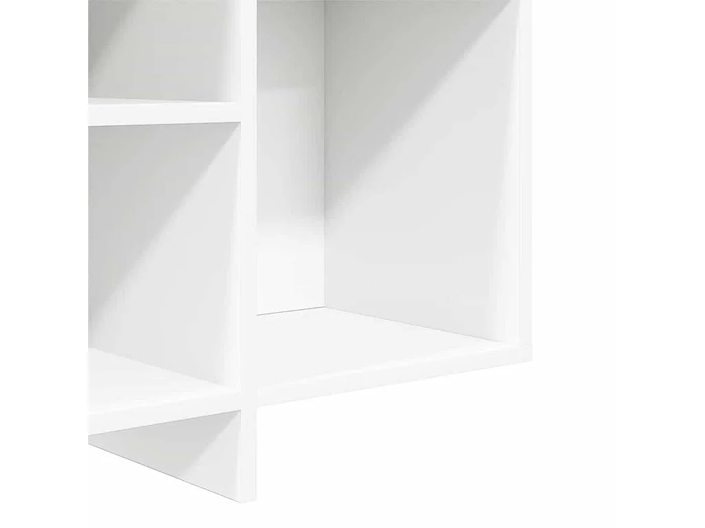 Buffet blanc 120x30x75 cm bois d'ingénierie