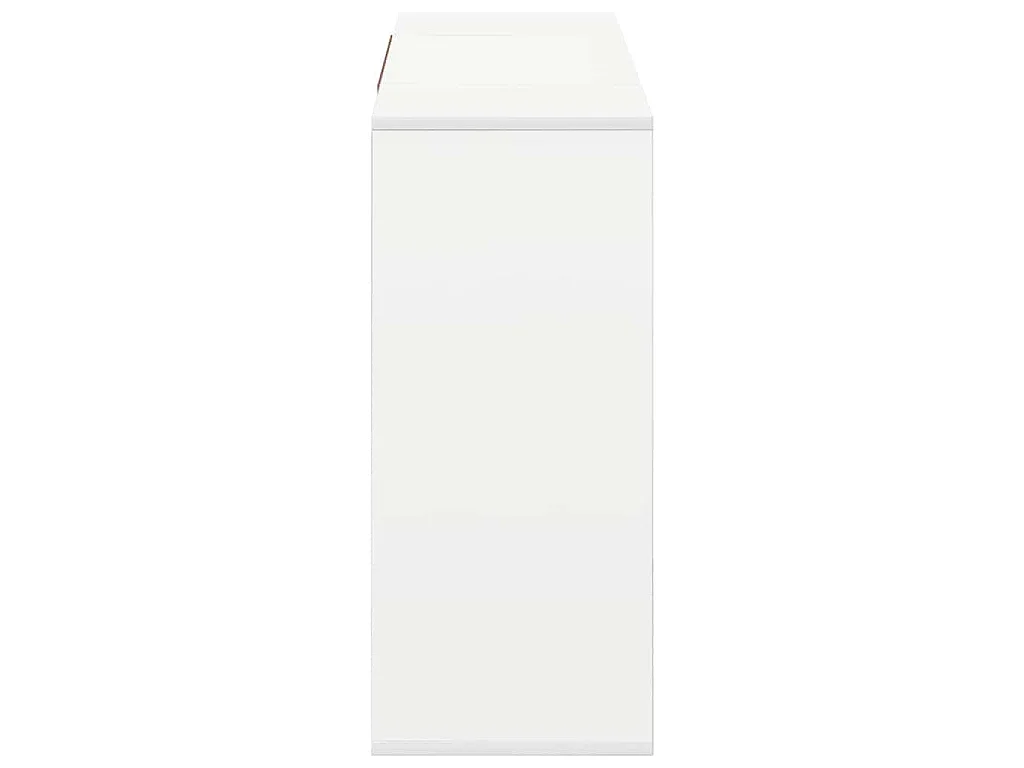 Buffet blanc 120x30x75 cm bois d'ingénierie