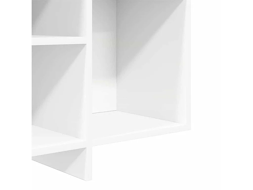 Buffet blanc 120x30x75 cm bois d'ingénierie