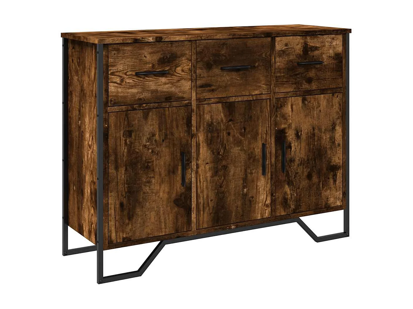 Sideboard Räuchereiche 97x32,5x74,5 cm Holzwerkstoff