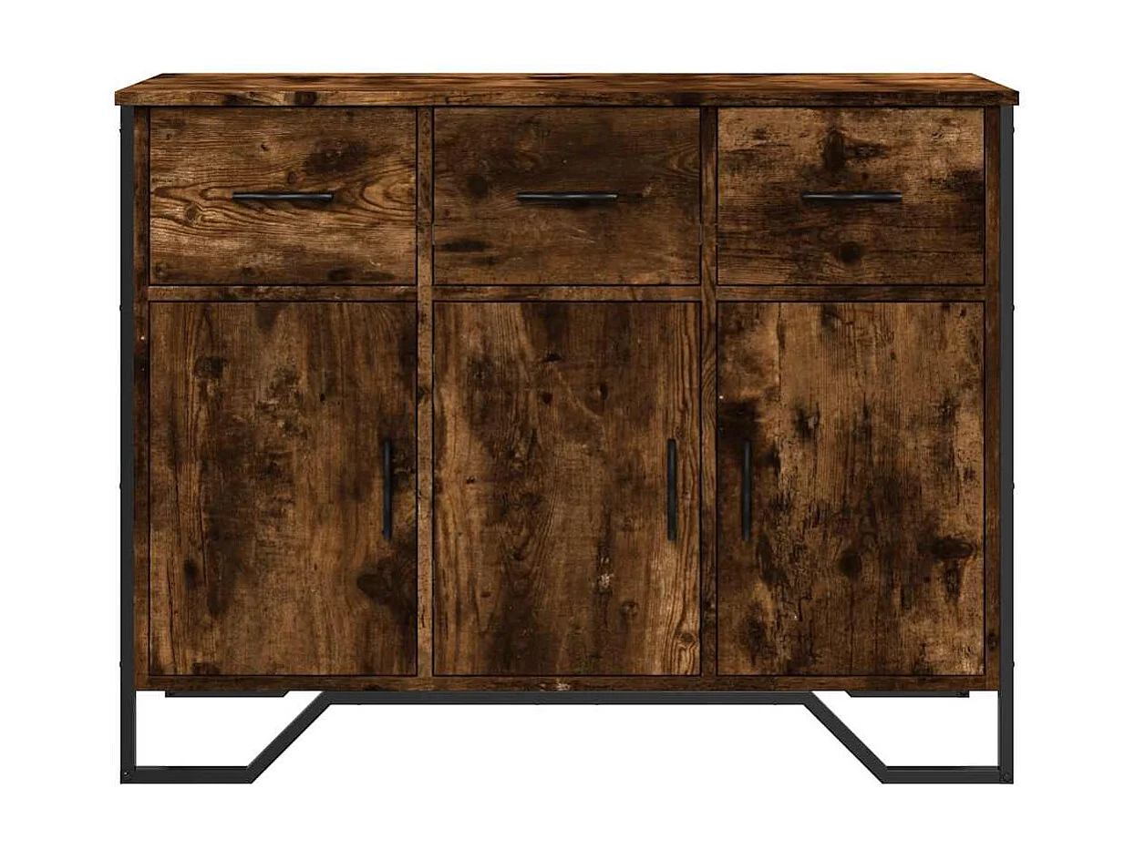 Sideboard Räuchereiche 97x32,5x74,5 cm Holzwerkstoff