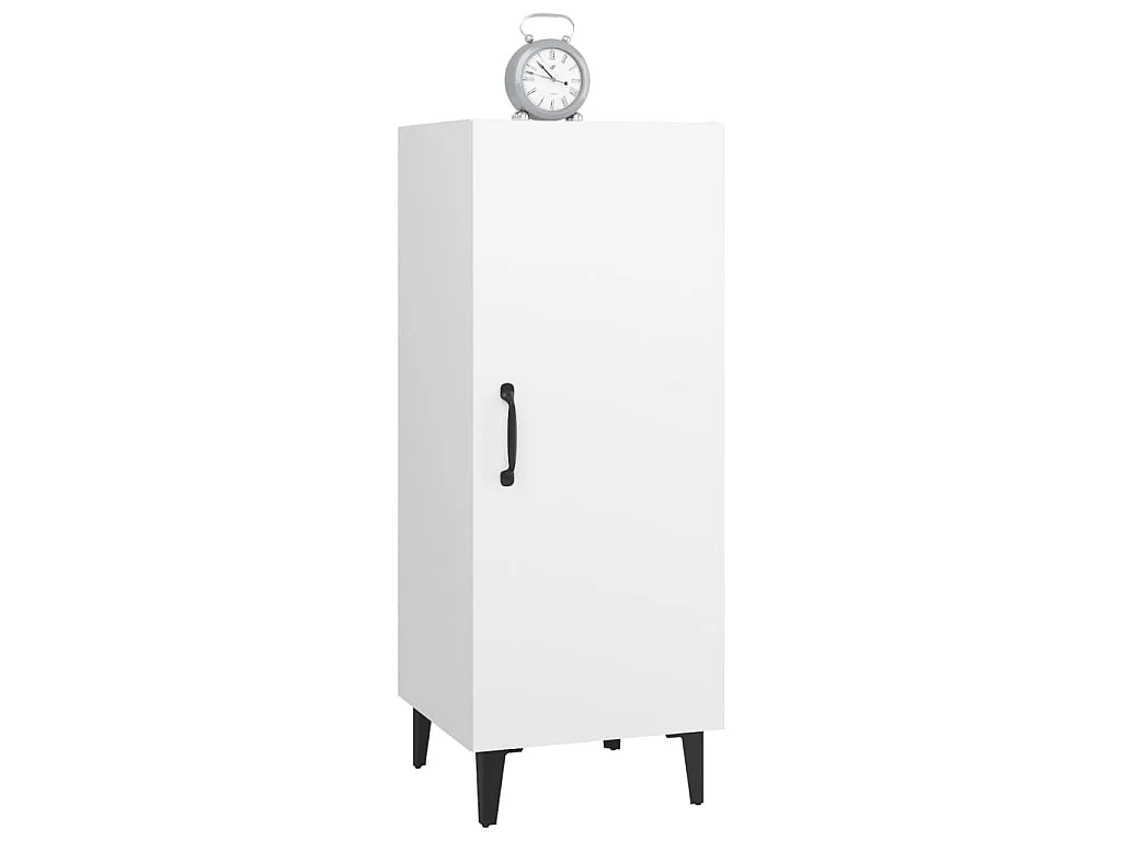 Buffet Blanc 34,5x34x90 cm Bois d'ingénierie