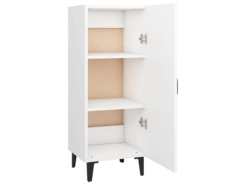 Buffet Blanc 34,5x34x90 cm Bois d'ingénierie
