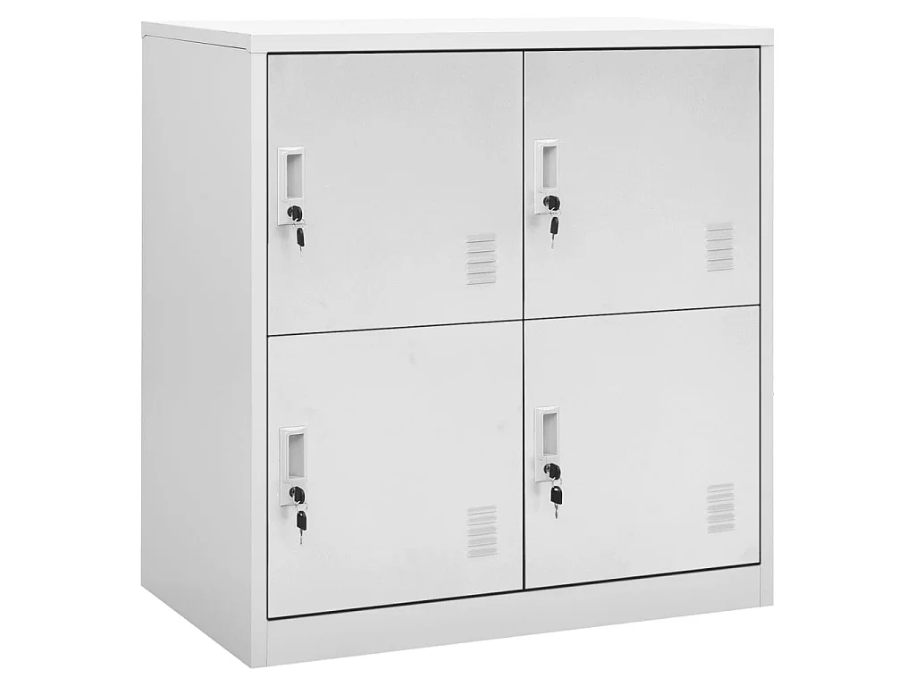 Cacifo 90x45x92,5 cm aço cinzento-claro