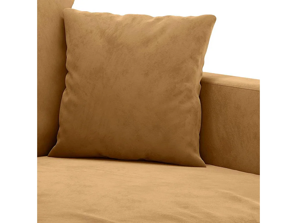 Fauteuil Marron 60 cm Velours