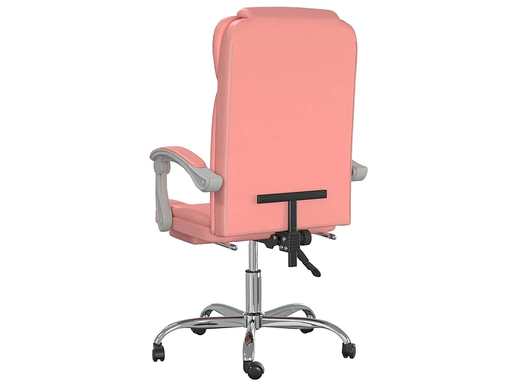 Fauteuil inclinable de bureau Rose Similicuir