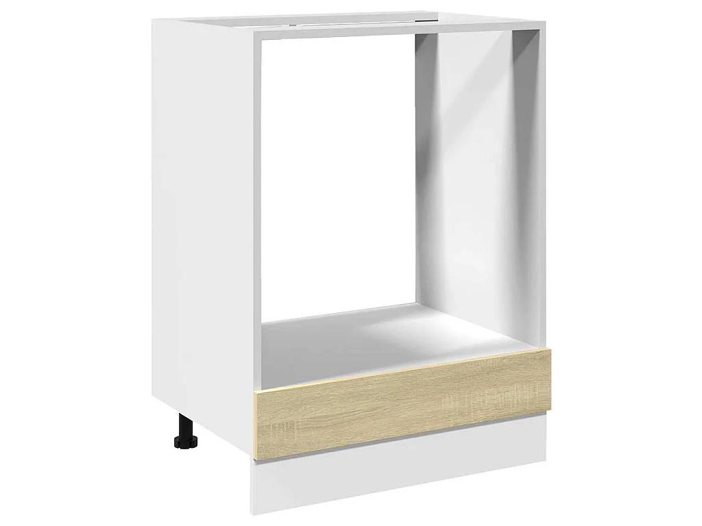 Ensemble de 8 meubles de cuisine "Lyon" en chêne Sonoma