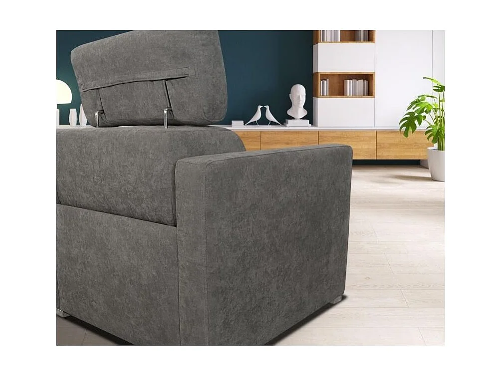 ASCOT Fauteuil relax manuel gris