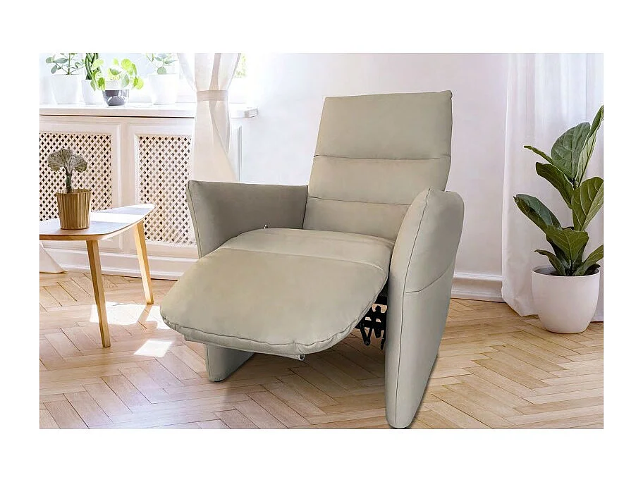 PLENITUDE Fauteuil relax manuel beige