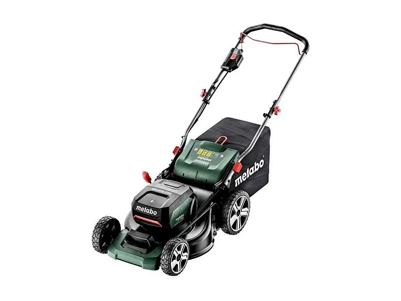 Tosaerba a batteria Metabo RM 36-18 LTX BL 46 cm, motore brushless, 7 altezze di taglio, sacco 55 L, autotrattata, 18 V