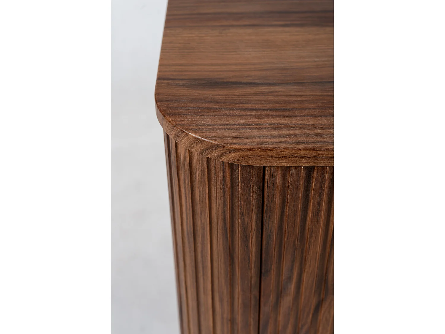 ELEGANCE Armoire de salle de bain rainurée sous lavabo 41,5 x 120,4 x 51,7 cm noyer