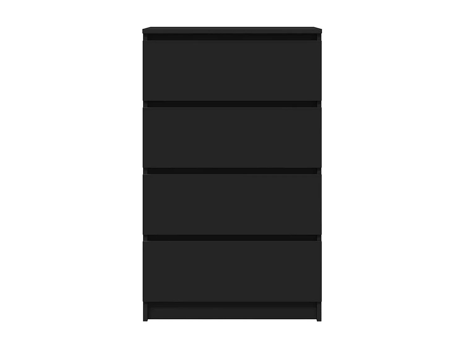 Aparador 60x35x98,5 cm madeira processada preto