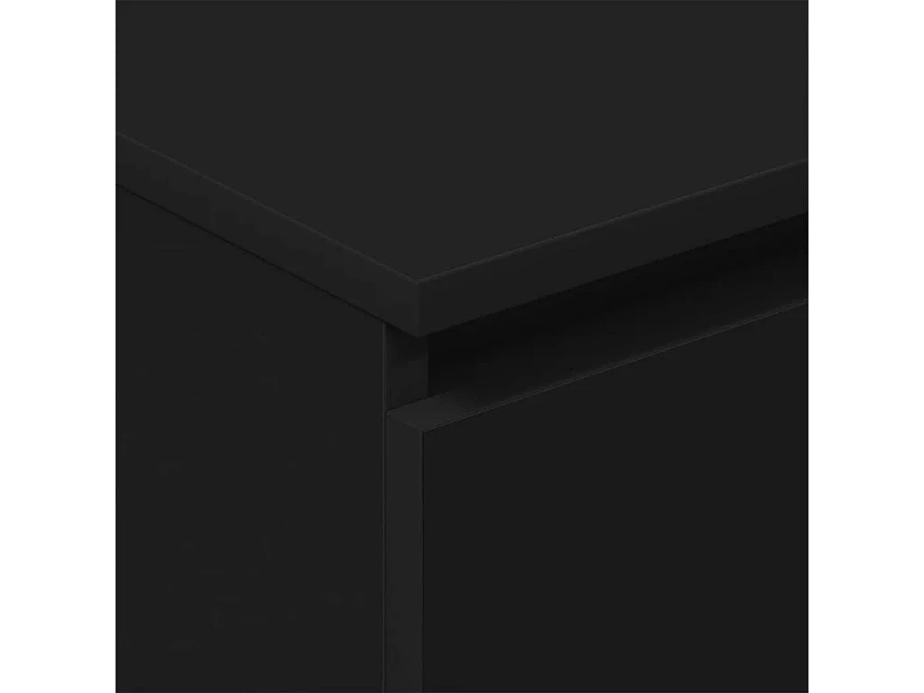 Aparador 60x35x98,5 cm madeira processada preto