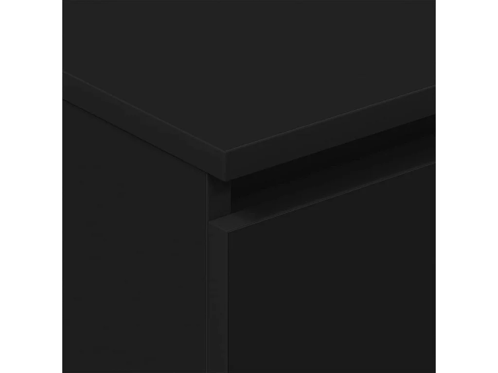 Buffet Noir 60x35x98,5 cm Bois d'ingénierie