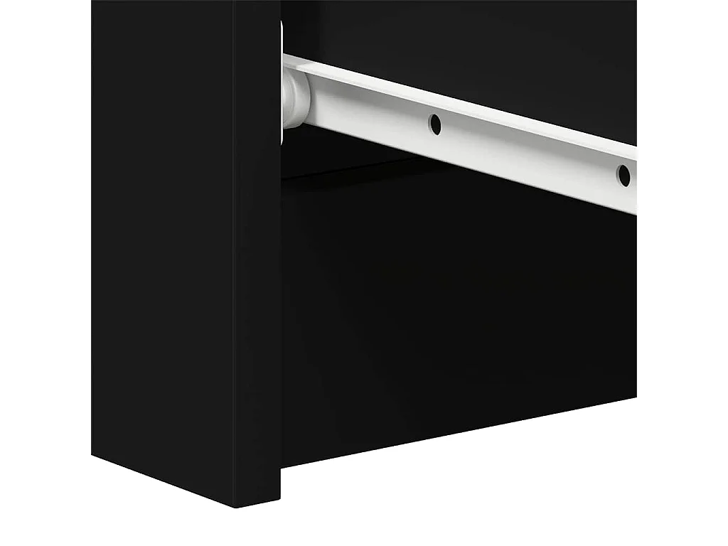 Buffet Noir 60x35x98,5 cm Bois d'ingénierie